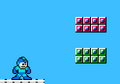 Both variants of the Drop Brick ingame as of Mega Man Maker version 1.10.4.