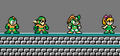 Player sprites for Astro Crush in Mega Man Maker